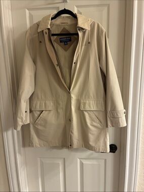 London Fog Lightweight Beige Trench Jacket